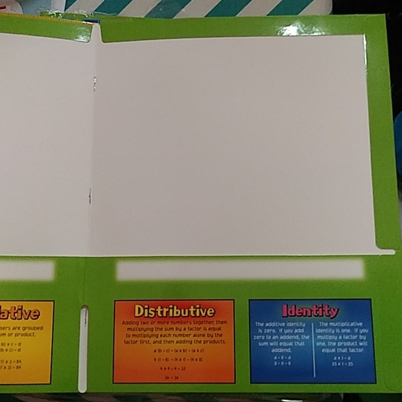 NWT Math Reference Four-Pocket Folder - Picture 5 of 10
